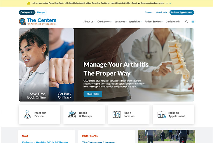 The Centers for Advanced Orthopaedics